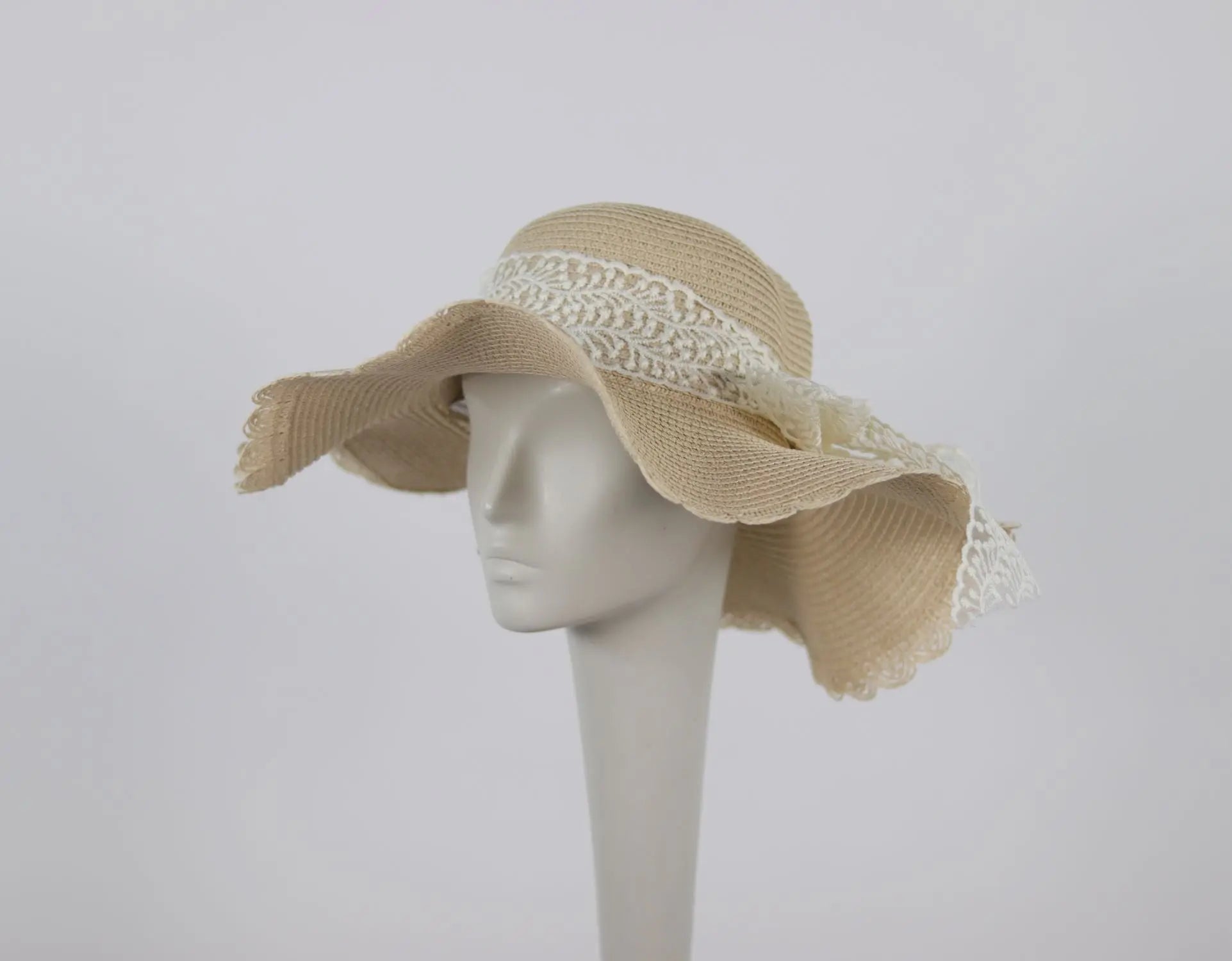 Summer Straw Hat -  Voile