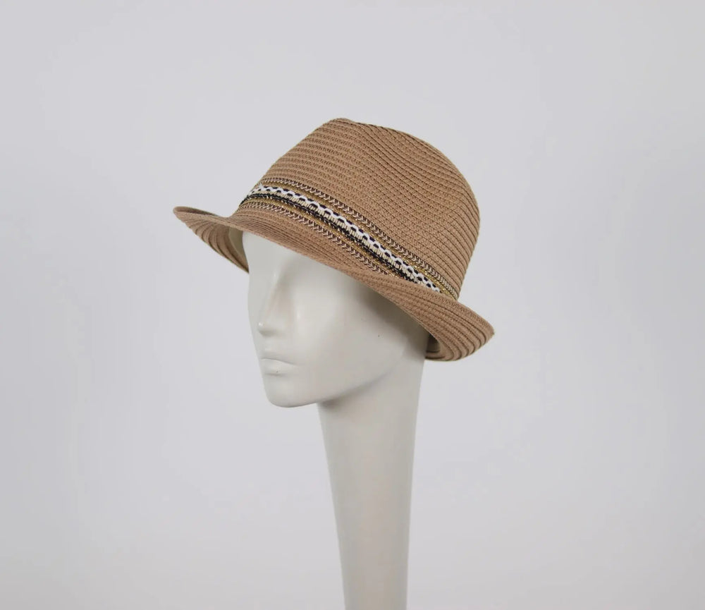 Summer Straw Hat -  Voile