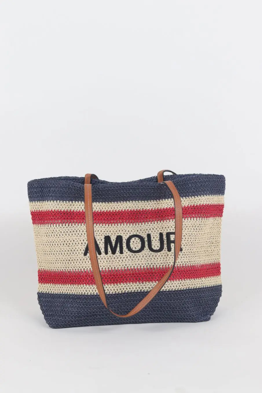 Straw Bag -  Voile