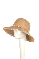 Summer Straw Hat -  Voile