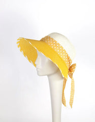 Summer Straw Hat -  Voile