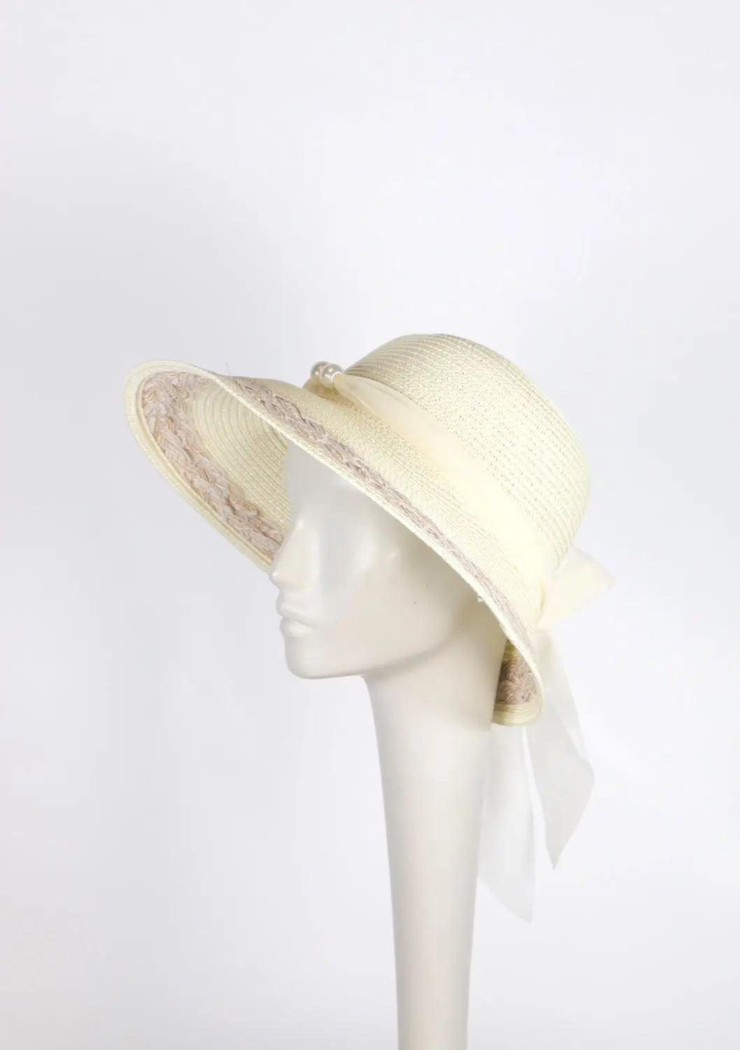 Summer Straw Hat -  Voile