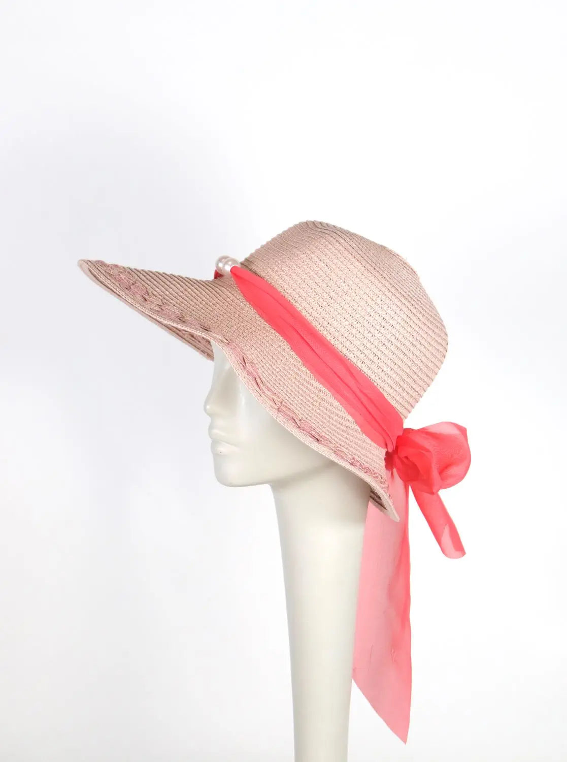 Summer Straw Hat -  Voile