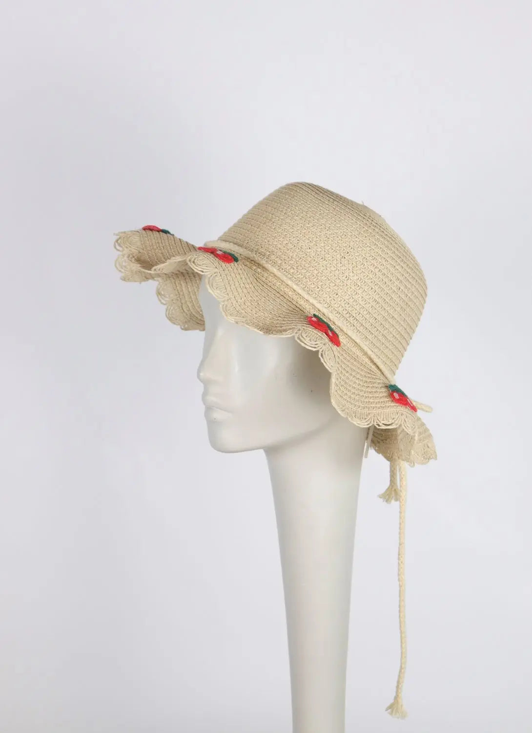 Kids Summer Straw Hat -  Voile