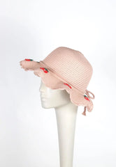 Kids Summer Straw Hat -  Voile