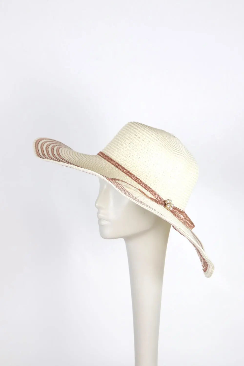 Summer Straw Hat -  Voile