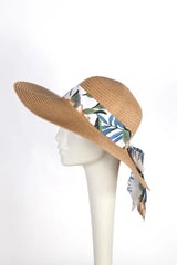 Summer Straw Hat -  Voile