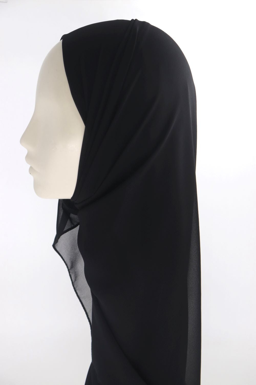 Plain Chiffon Instant Hijab - Voile Fashion