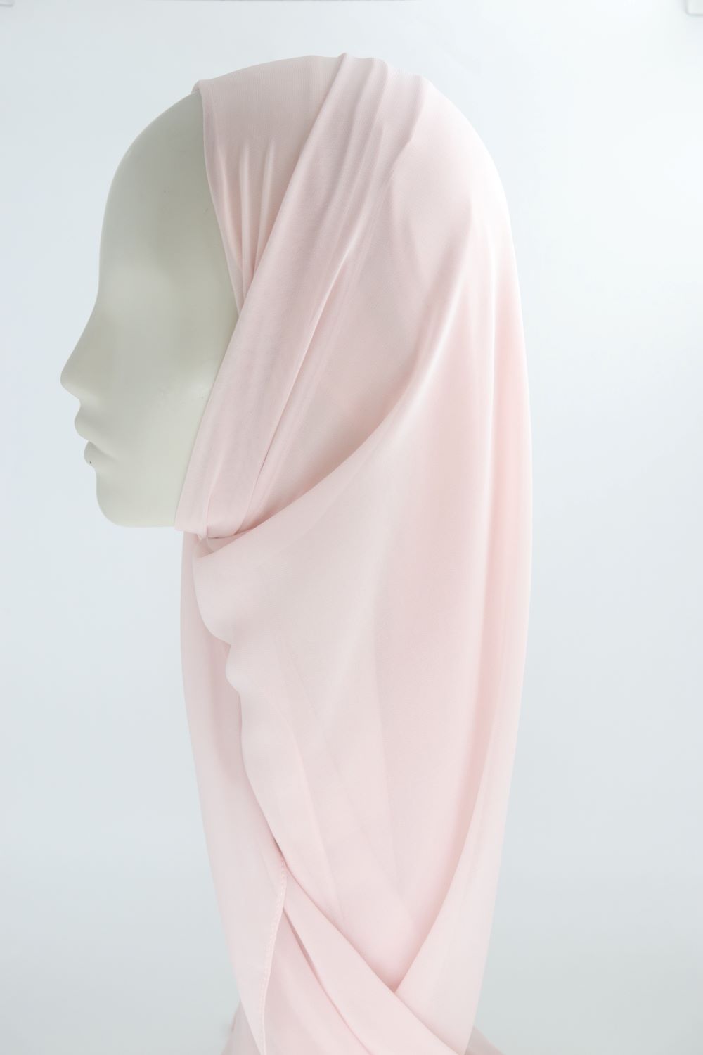 Plain Chiffon Instant Hijab - Voile Fashion