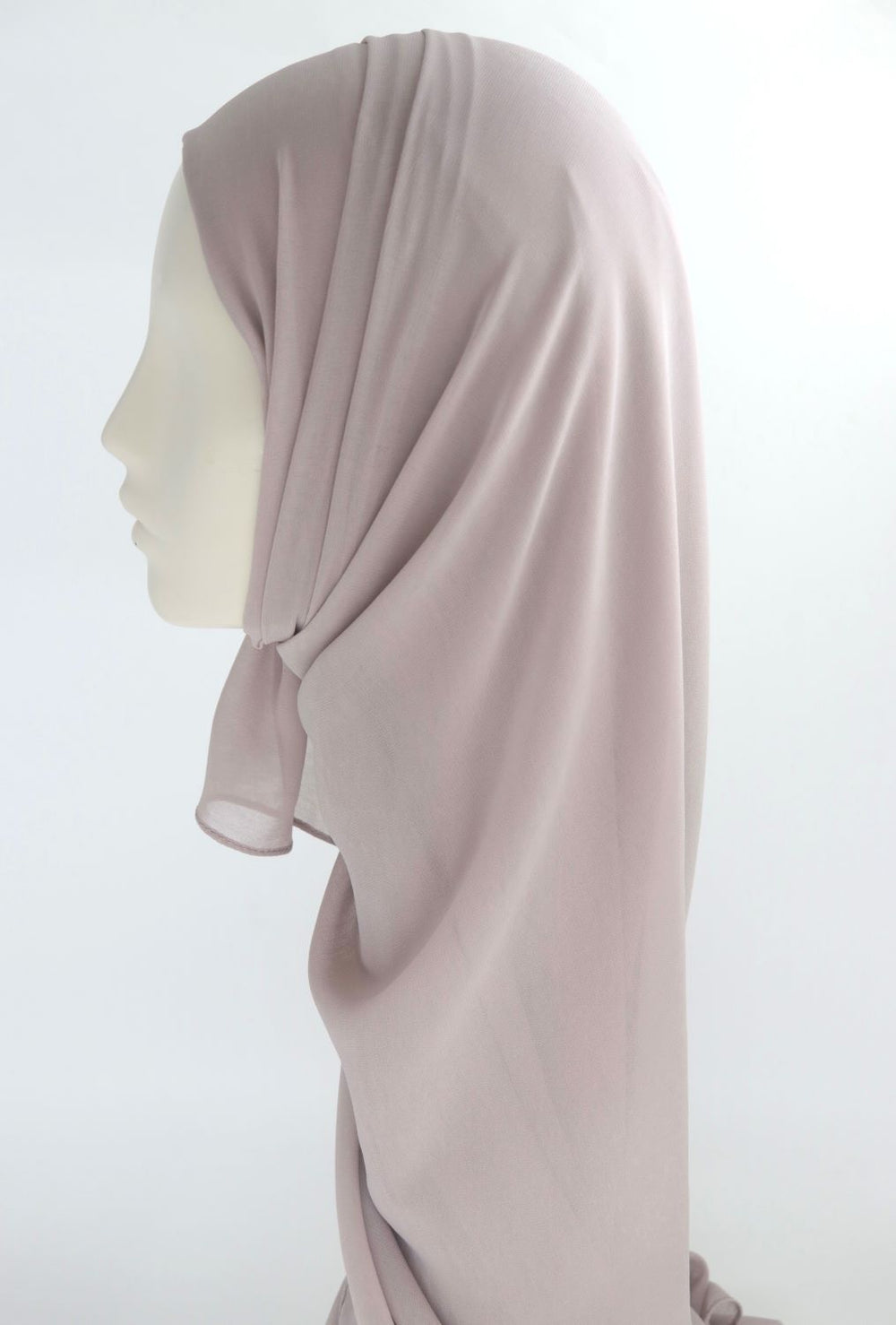 Plain Chiffon Instant Hijab - Voile Fashion