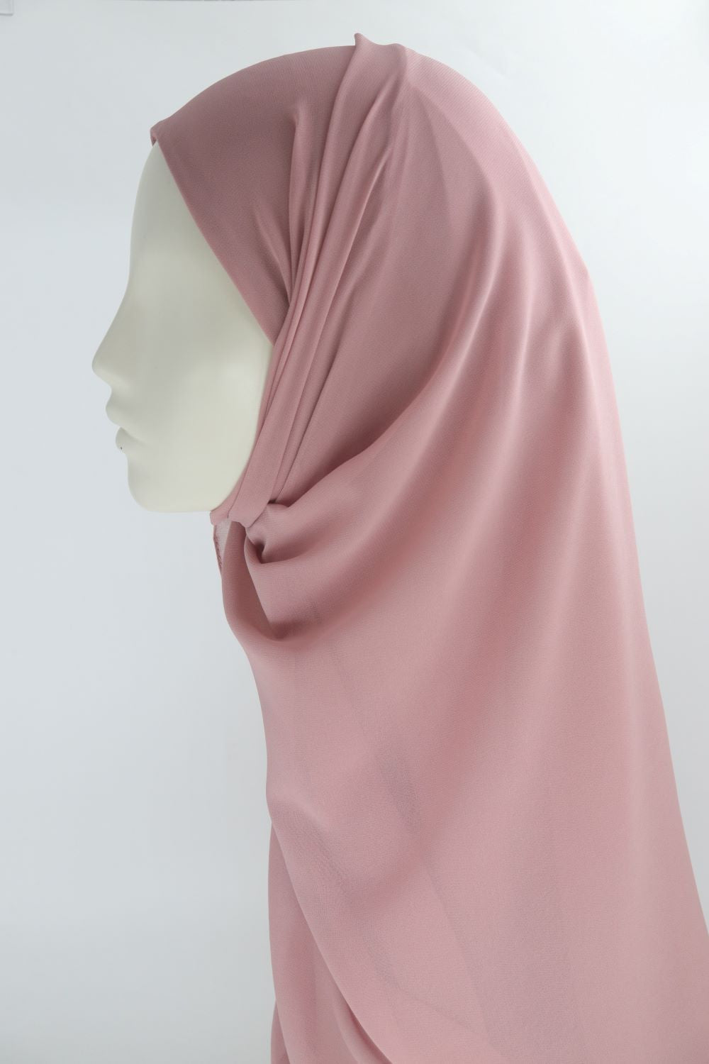 Plain Chiffon Instant Hijab - Voile Fashion