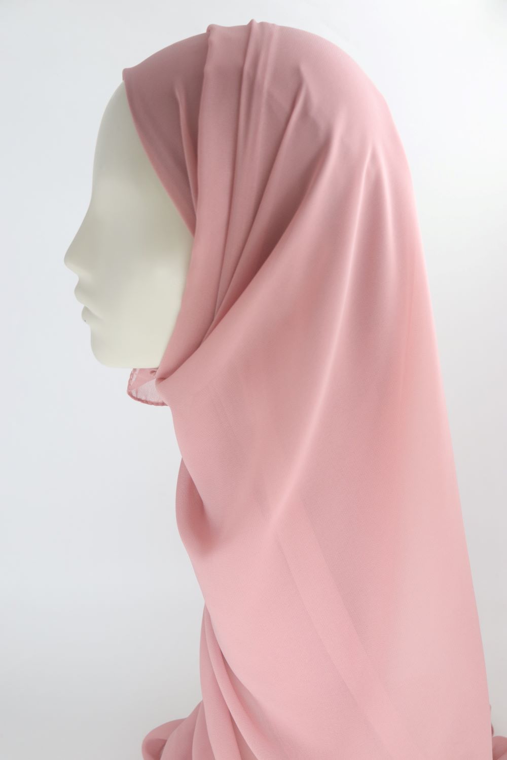 Plain Chiffon Instant Hijab - Voile Fashion