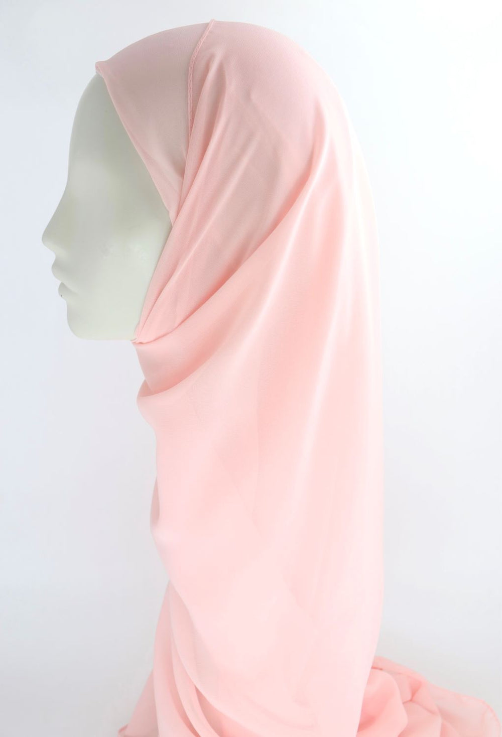 Plain Chiffon Instant Hijab - Voile Fashion