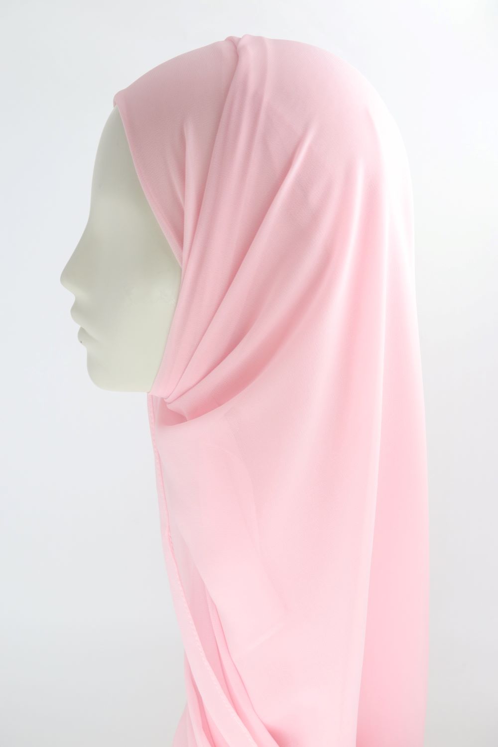Plain Chiffon Instant Hijab - Voile Fashion