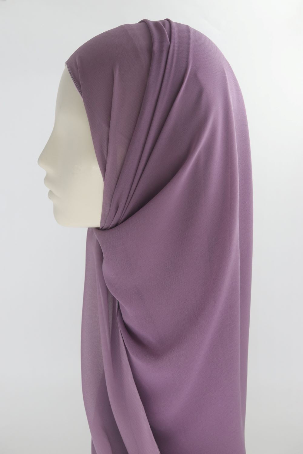 Plain Chiffon Instant Hijab - Voile Fashion