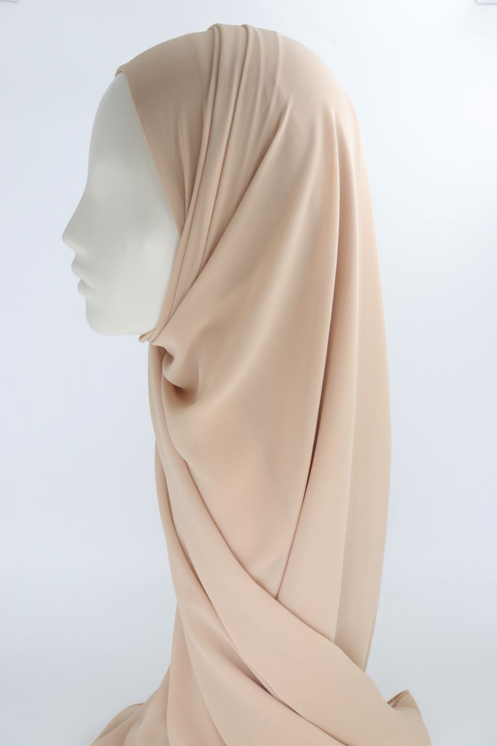 Plain Chiffon Instant Hijab - Voile Fashion