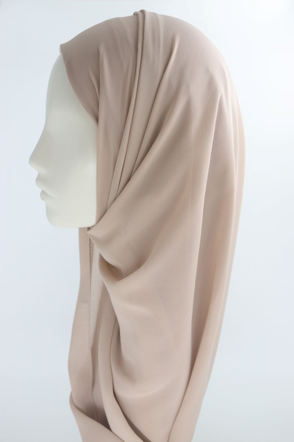 Plain Chiffon Instant Hijab - Voile Fashion