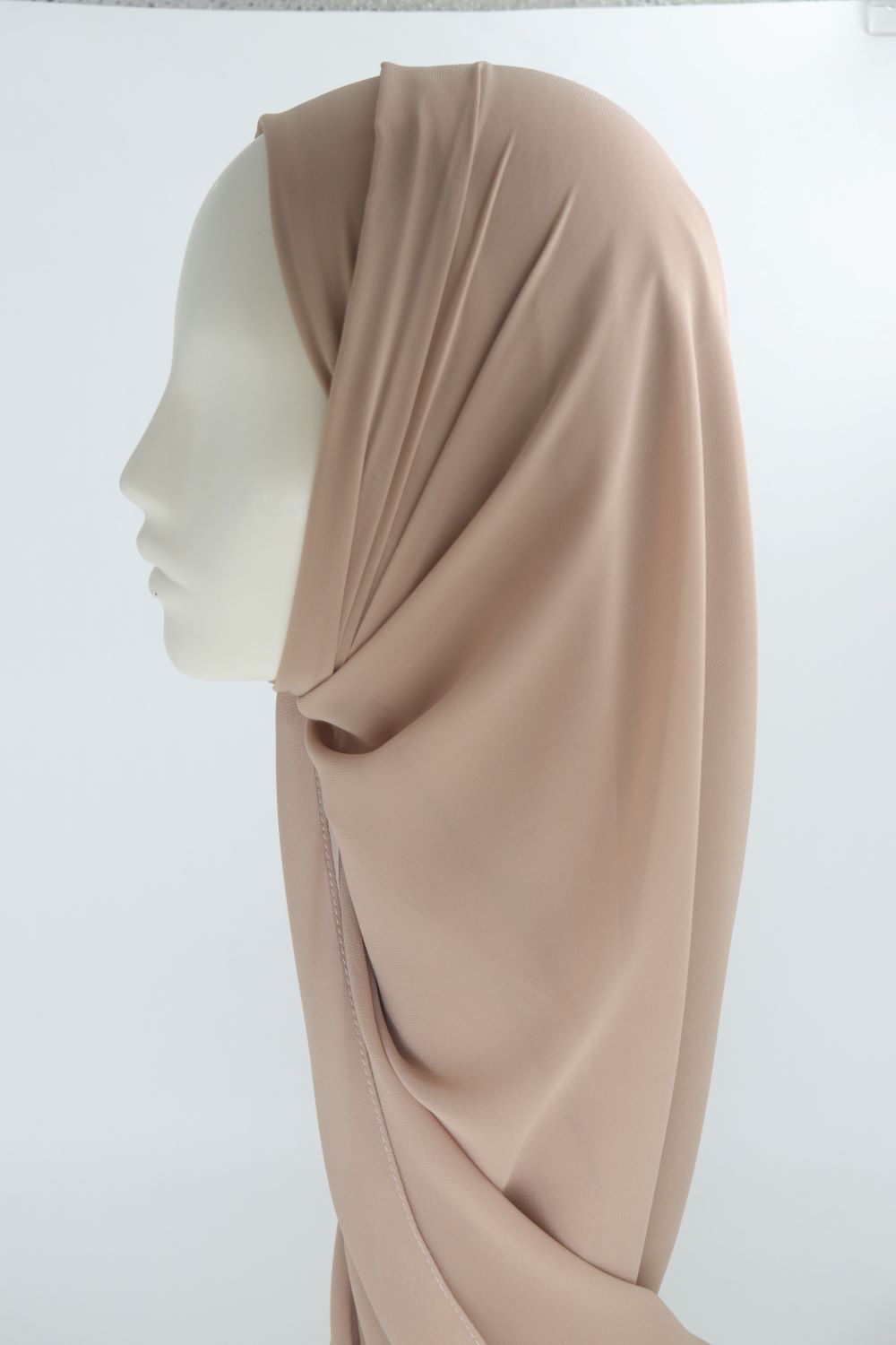 Plain Chiffon Instant Hijab - Voile Fashion