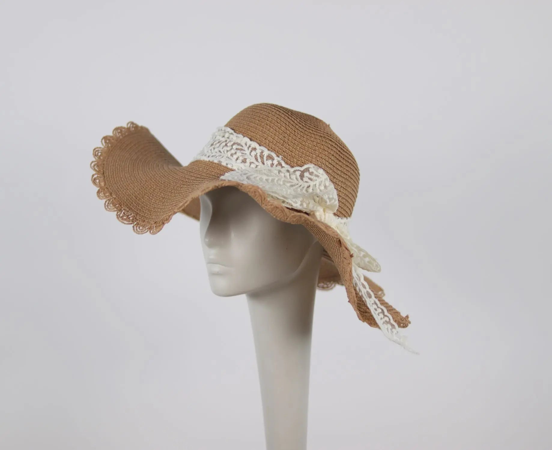 Summer Straw Hat -  Voile