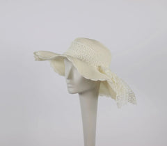 Summer Straw Hat -  Voile