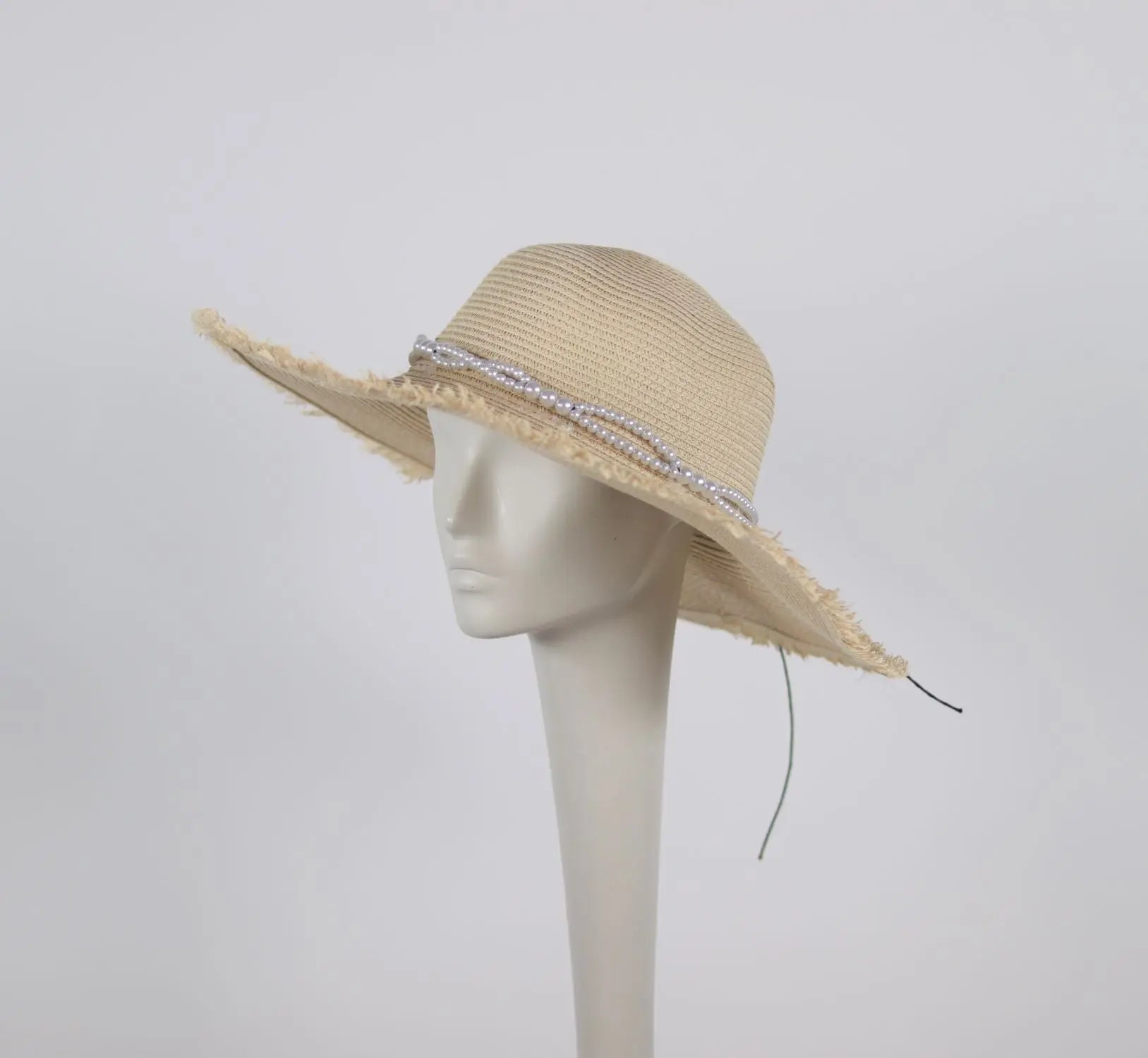 Summer Straw Hat -  Voile