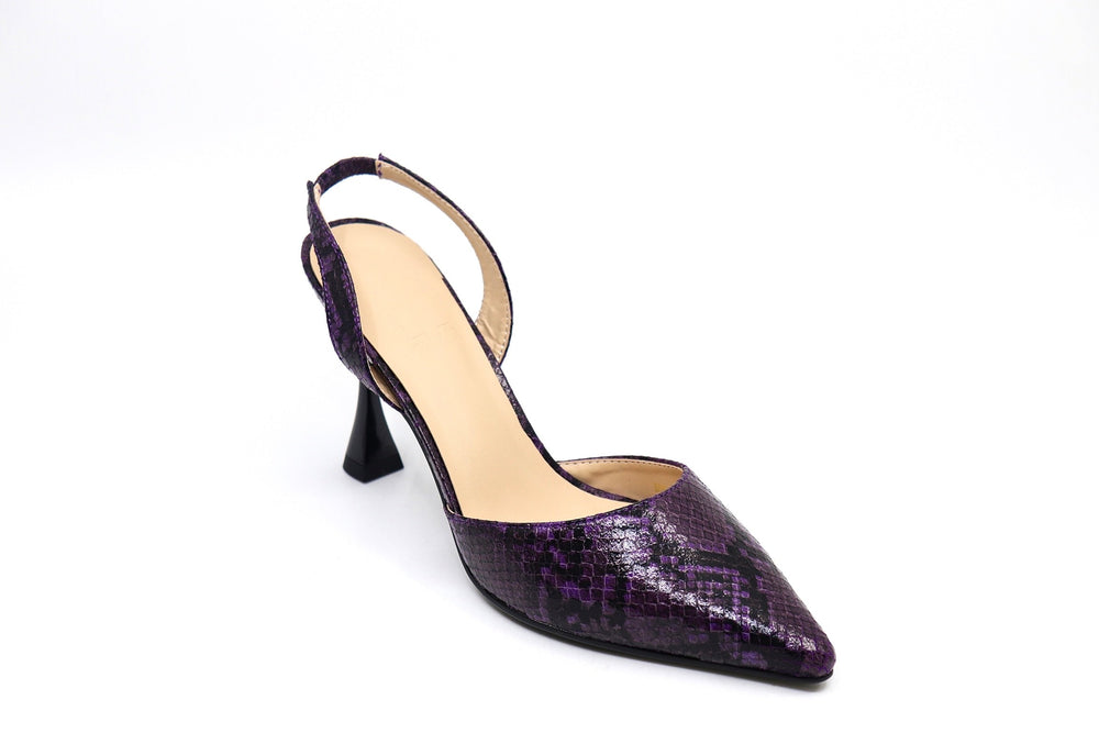Sling Back Heel Shoe - Voile Fashion